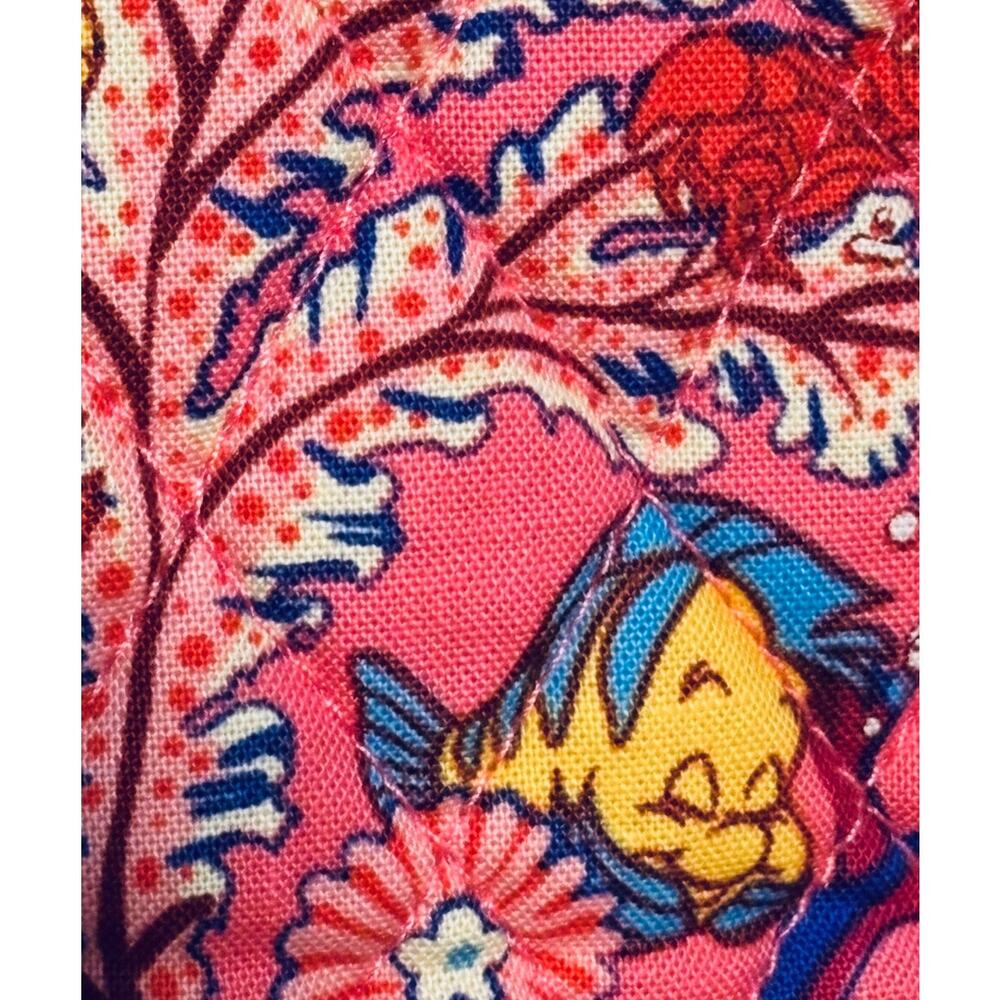 Vera Bradley Ariel’s Pink Lagoon Small Vera Tote Purse Bag Little Mermaid EXACT - Picture 14 of 16